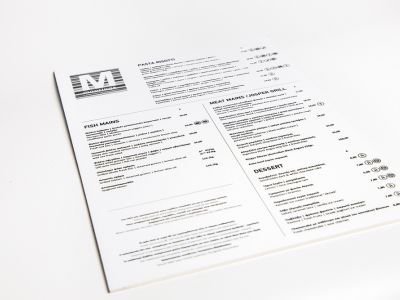Πελάτης: MOORINGS - Κατάλογος Εστιατορίου